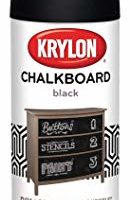 Krylon I00807 Chalkboard Aerosol Spray Paint, 12-Ounce, Black