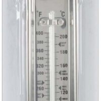 Wilton Candy Thermometer, Ideal for Precisely Measuring Temperature of Hard Candy, Nougat, or Fudge Mixtures, Clamps to Side of Pan for Accurate Readings, Metal (14.7" Long)