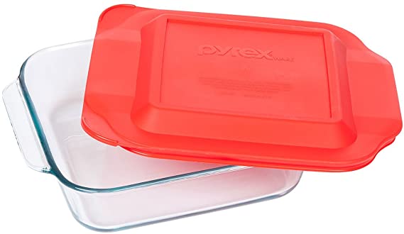 8 x 8 Pyrex Square Dish with Cover