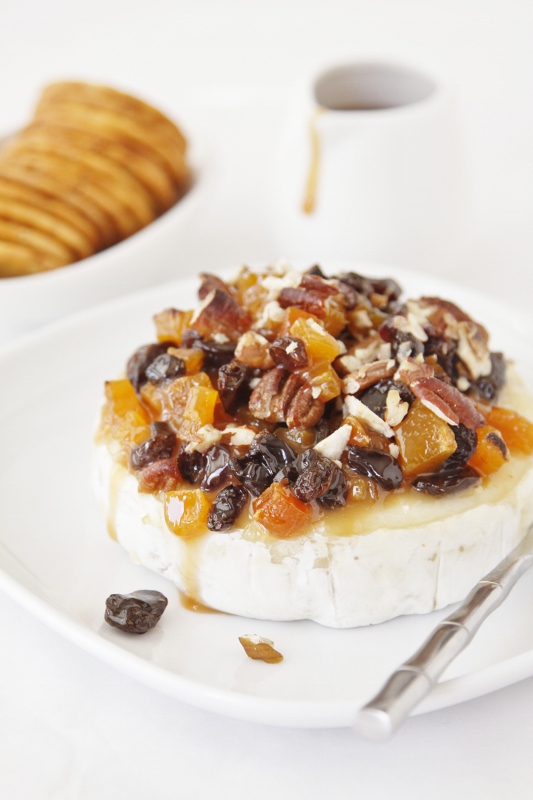 Baked Brie with Cajeta Fruits and Nuts | Cajeta Recipes