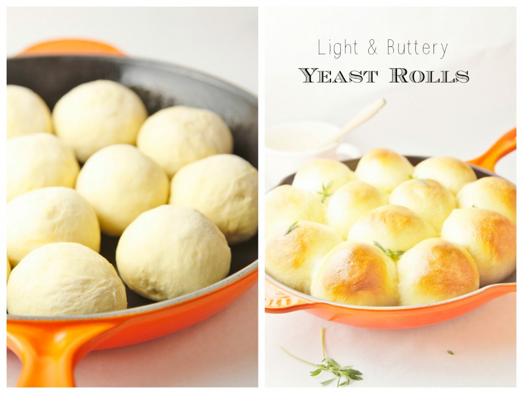 Light and Buttery Yeast Rolls www.bellalimento.com