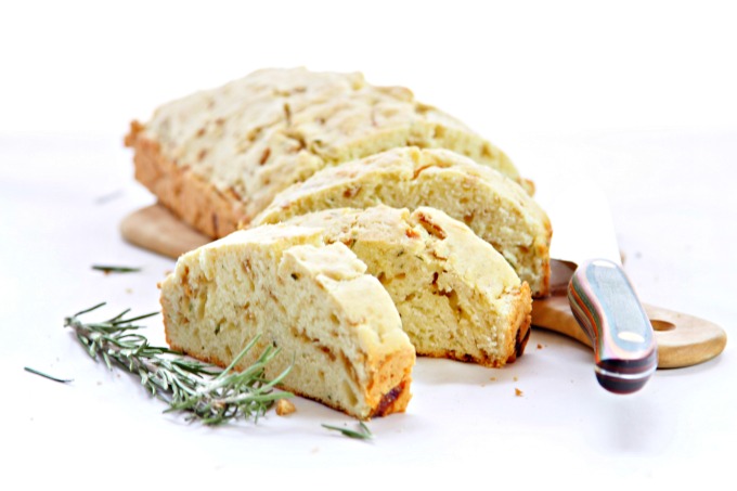 Caramelized Onion and Rosemary Quick Bread