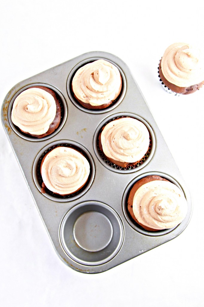 Cupcakes with Nutella Buttercream