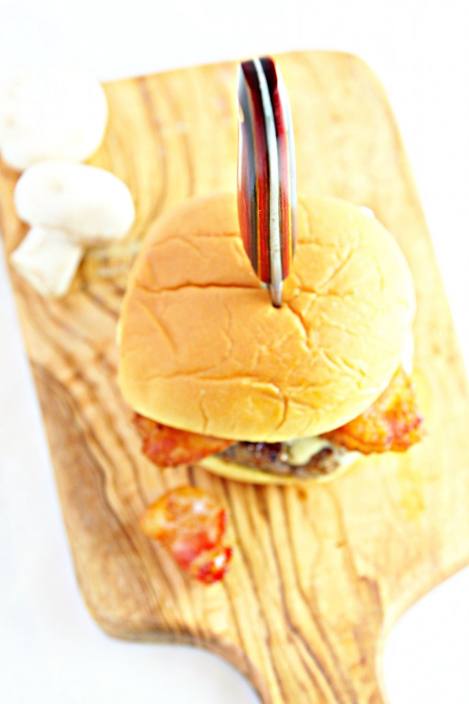 Bacon Mushroom Butter Burger