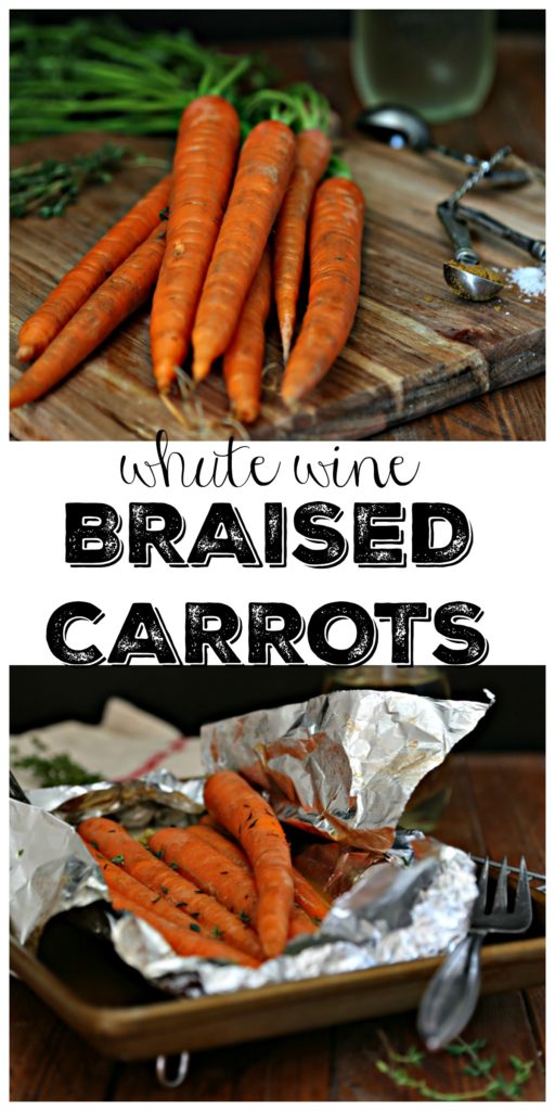 Carrots text overlay pack of carrots in tinfoil