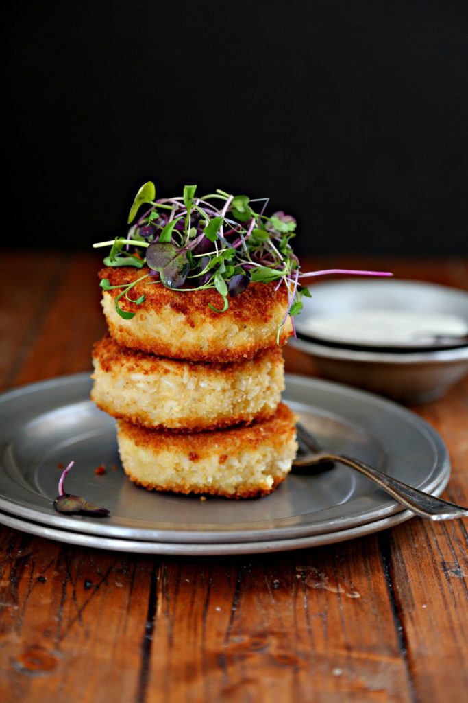 Pan Fried Risotto Cakes
