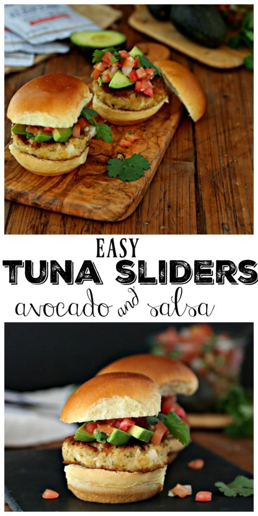 Tuna Sliders with Avocado and Pico de Gallo