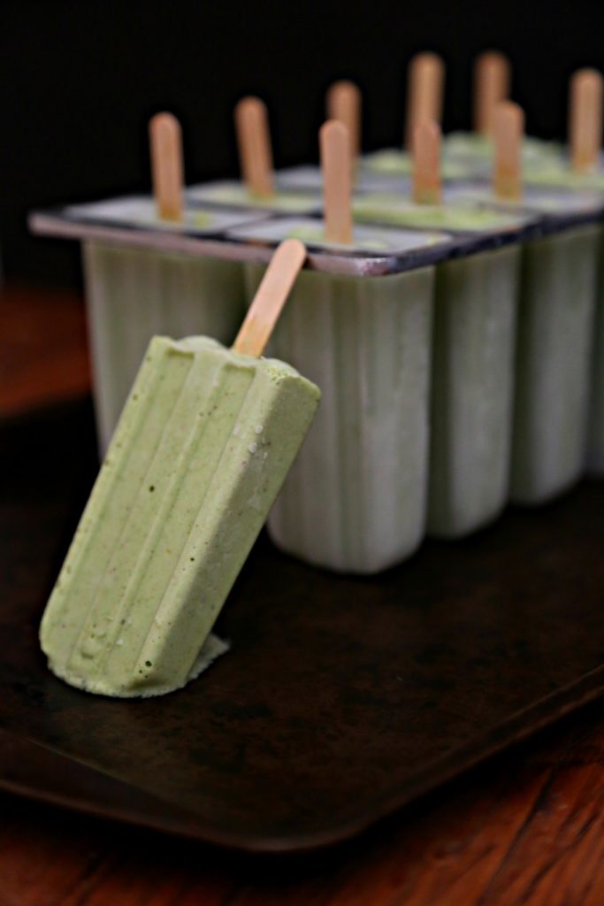 Boozy Smoothie Popsicles in mold