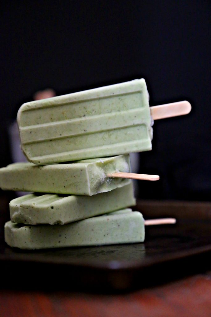 Stack of Boozy Smoothie Popsicles