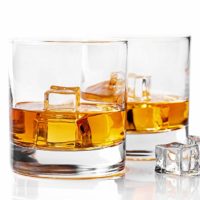 Taylor'd Milestones Whiskey Glass, Premium 10 oz Scotch Glasses, Set of 2 Rocks Style Glassware for Bourbon and Old Fashioned Cocktails