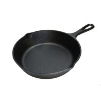 Lodge 6.5 Inch Cast Iron Skillet. Extra Small Cast Iron Skillet for Stovetop, Oven, or Camp Cooking