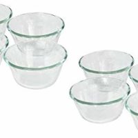 Pyrex Bakeware Clear Custard Cups, Set of 8, 6-Ounce