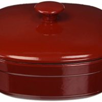 KitchenAid KCLI40CRER Streamline Cast Iron 4-Quart Casserole Cookware - Empire Red
