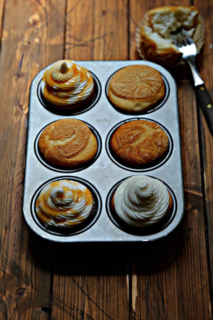 Caramel Cream Cupcakes - bell' alimento